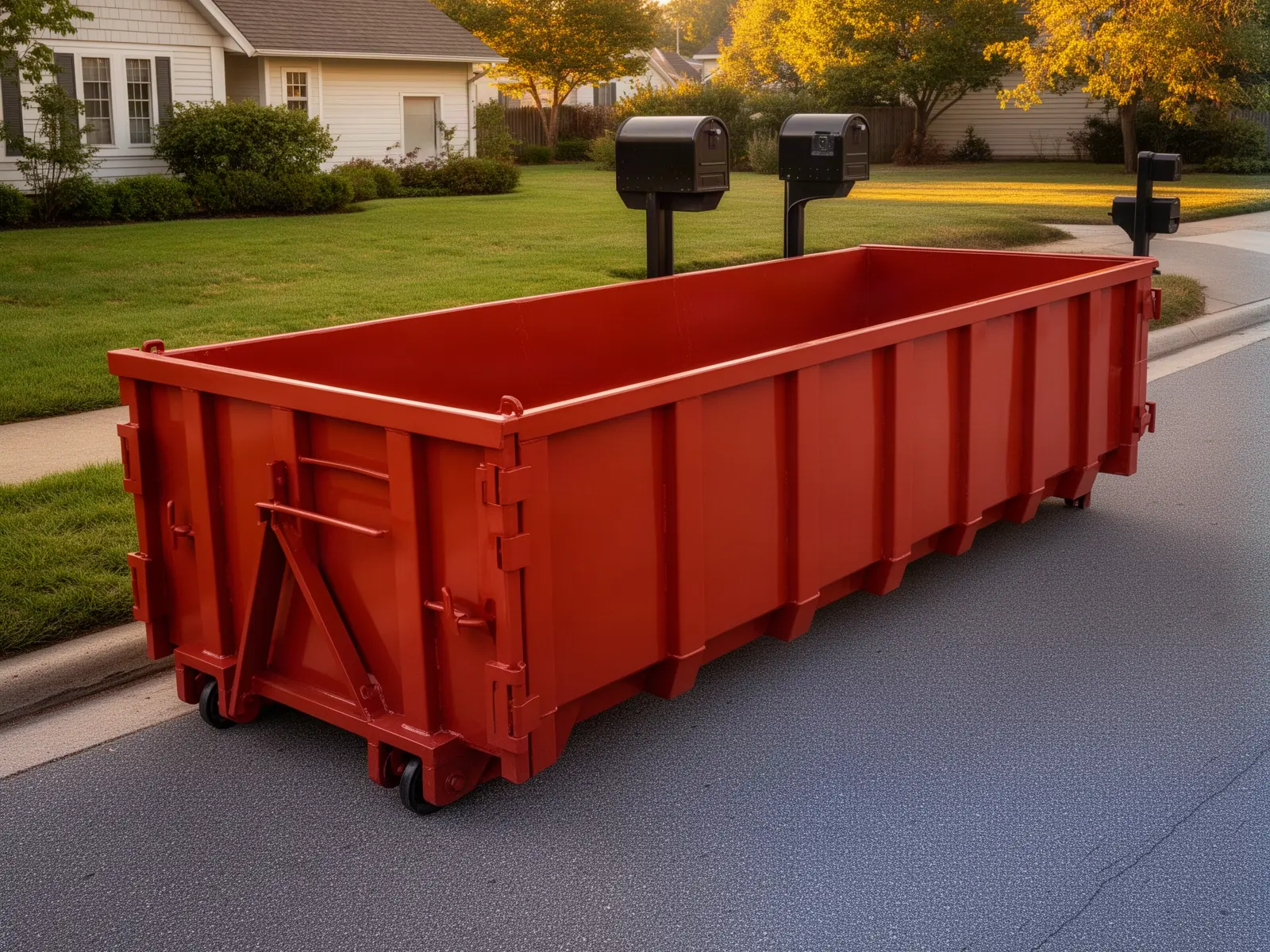 Roll-off dumpster from Ray's Memphis Dumpster Rental in Memphis, TN